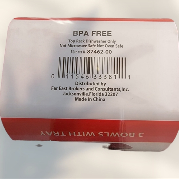 Bowl set: three small bowls, one medium bowl, and platter set - Picture 3 of 5